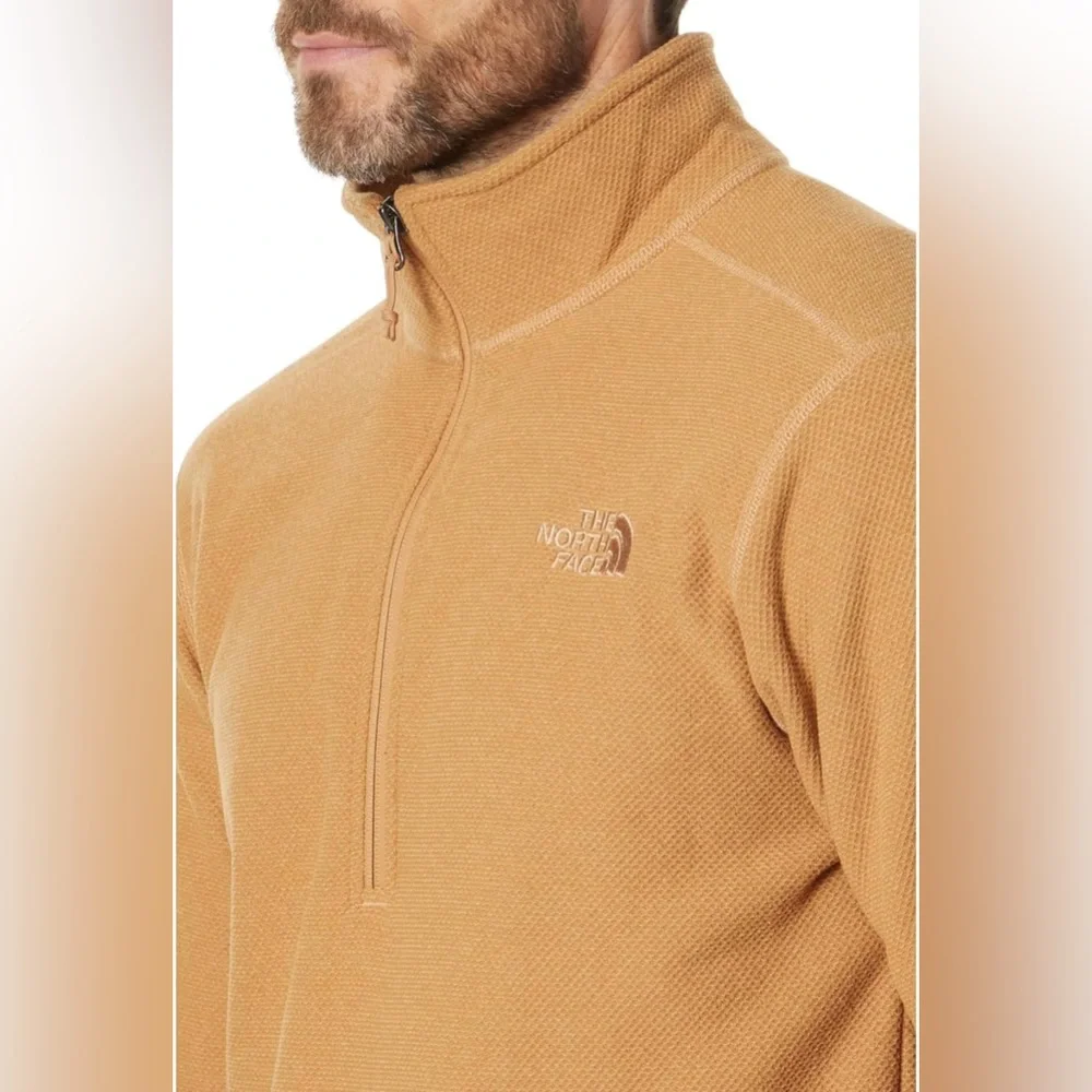 THE NORTH FACE Men's Textured Cap Rock Quarter Zip Pullover NWT Size Large - Picture 3 of 6